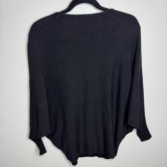 Meo Meli Stretch Knit Dolman Sleeve Sweater Black - Picture 8 of 8